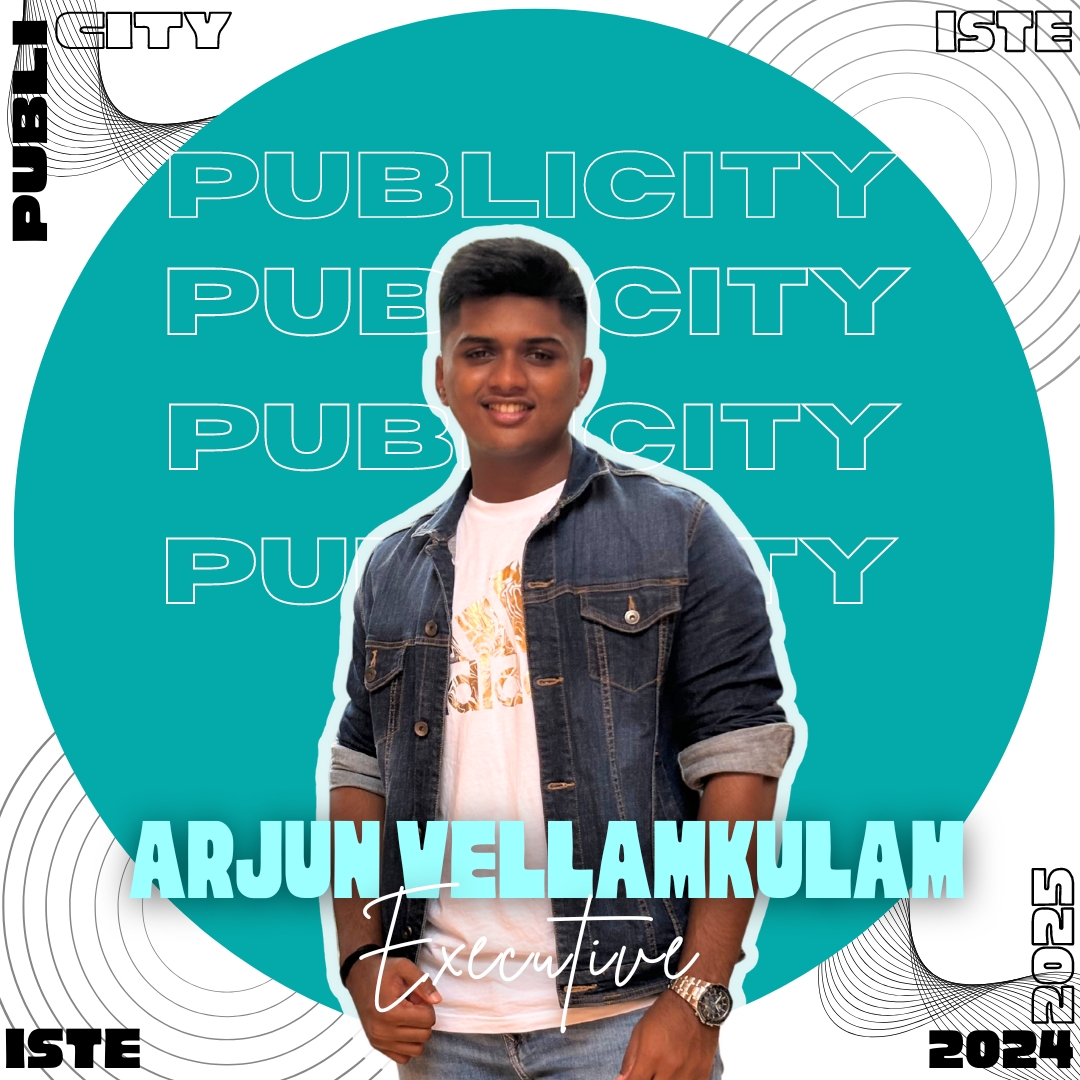 Arjun Vellumkulam, Publicity Executive